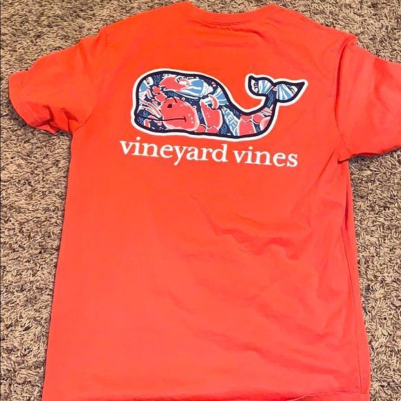 Vineyard Vines xs t shirt coral color - Picture 3 of 4